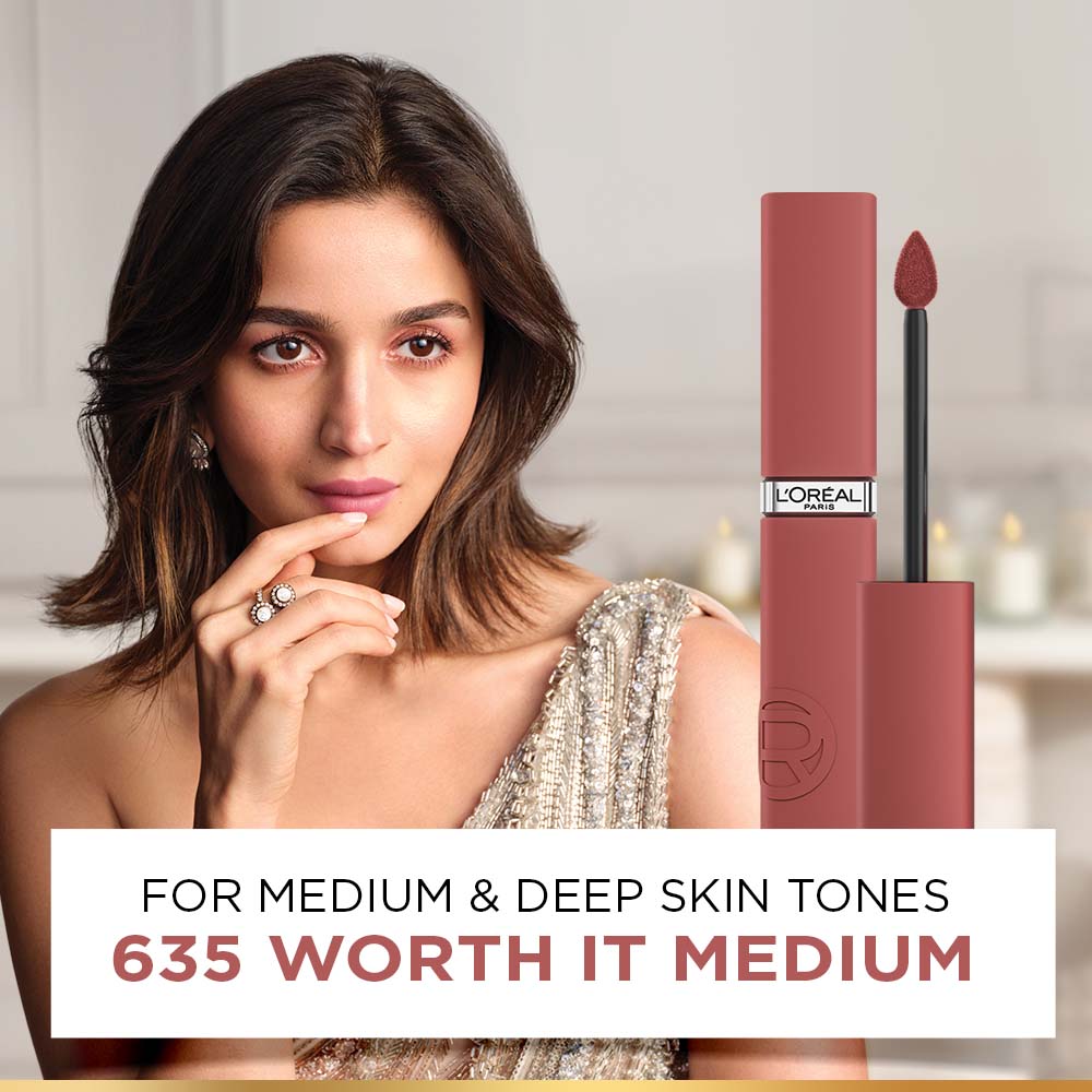 L'Oreal Paris Infallible Matte Resistance Liquid Lipstick - 635 Worth It Medium, 5g Buy at Indicrest Image 2