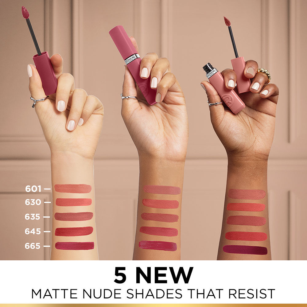 L'Oreal Paris Infallible Matte Resistance Liquid Lipstick - 635 Worth It Medium, 5g Buy at Indicrest Image 8