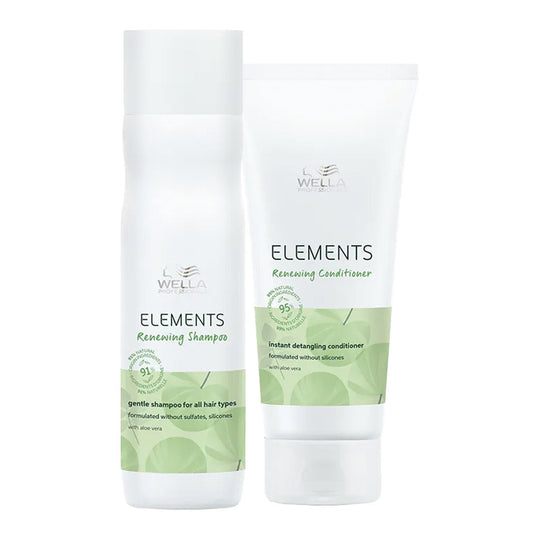 Wella Professionals Elements Renewing Shampoo, 250ml And Conditioner, 200ml Combo Buy at Indicrest