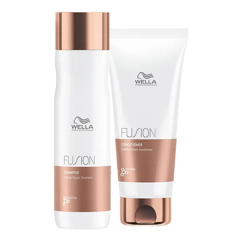 Wella Professionals Fusion Intense Shampoo, 250ml And Conditioner, 200ml Combo Buy at Indicrest