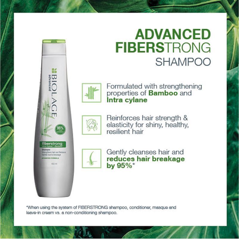 Biolage Fiberstrong 3-Step Regime, 12X Strength In Weak Hair,Shampoo + Conditioner + Aminexil Combo, 3 pieces Buy at Indicrest Image 5