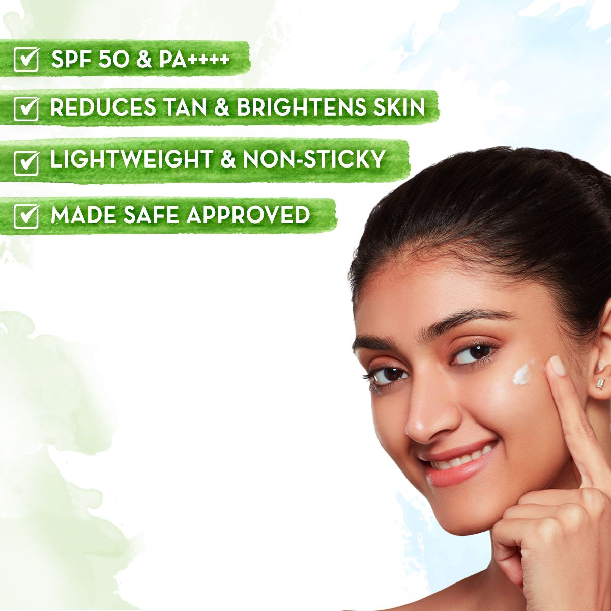Mamaearth Ubtan Detan Sunscreen With Turmeric & Saffron For Sun Protection, 50g - Image 2 - Buy from Indicrest
