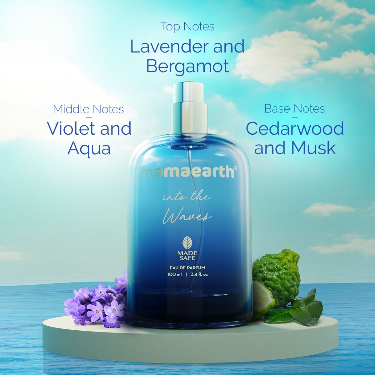 Mamaearth Into the Waves Eau De Parfum For Men, 100ml - Image 5 - Buy from Indicrest