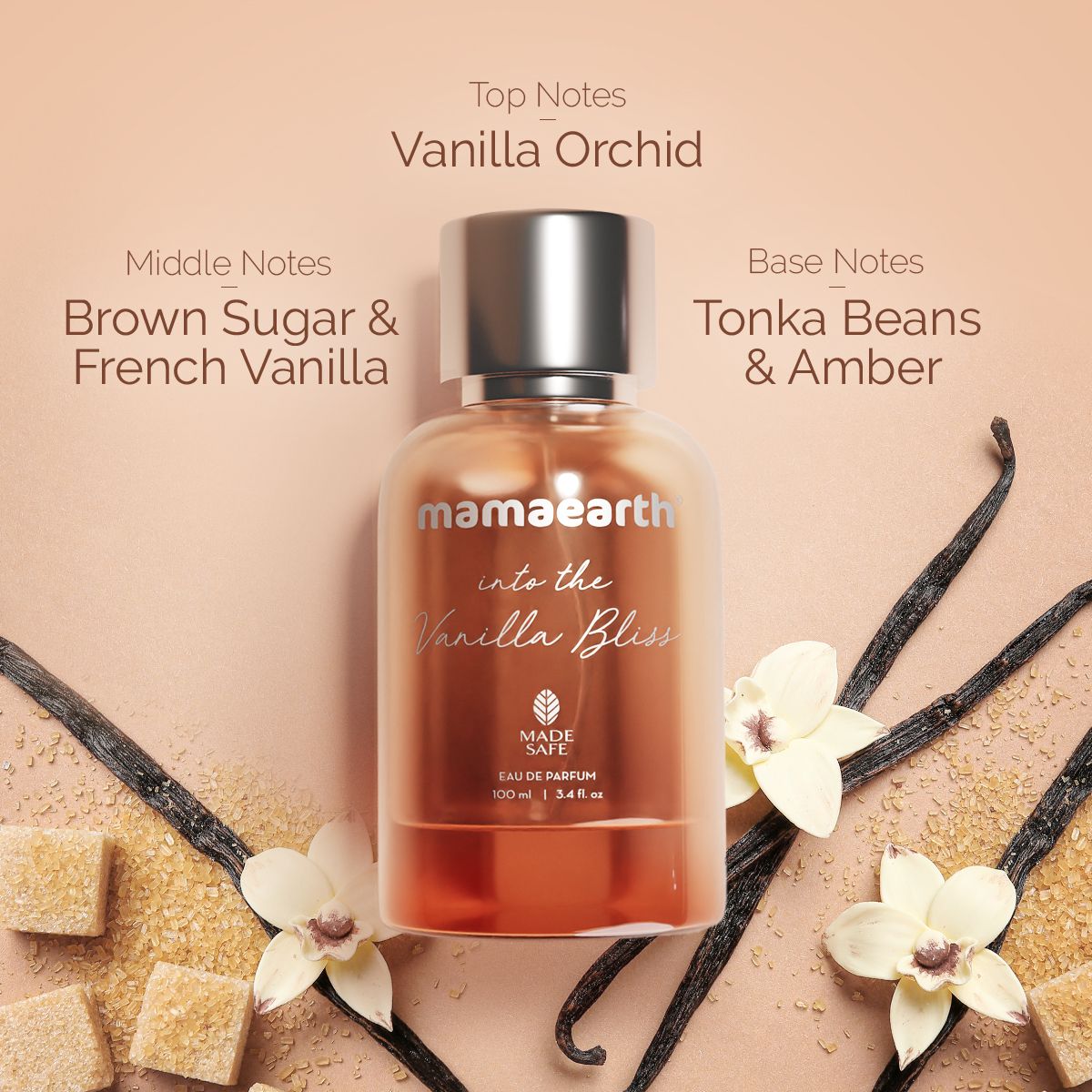 Mamaearth Into the Vanilla Bliss Eau De Parfum For Women, 100ml - Image 4 - Buy from Indicrest