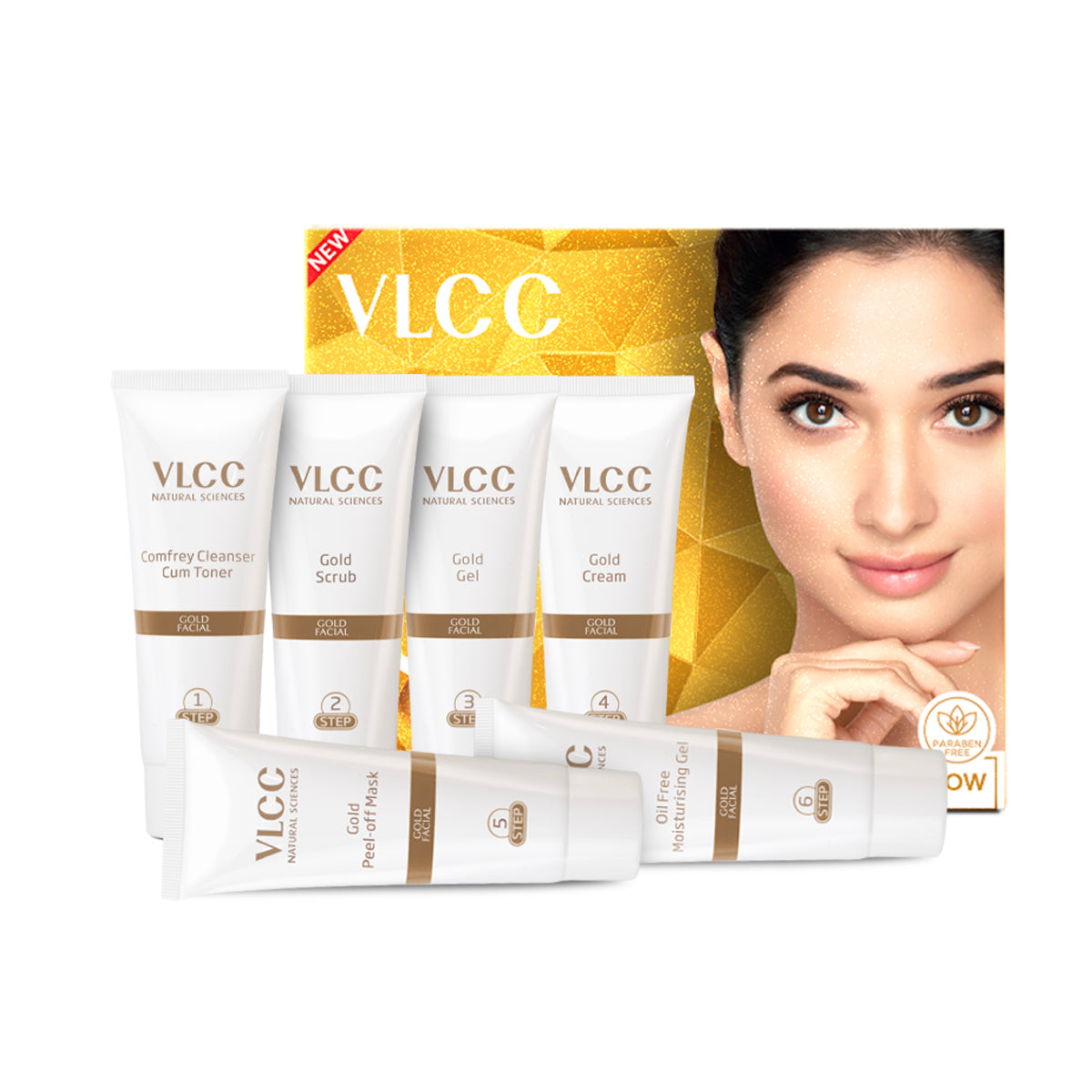 VLCC Salon Series Insta Glow and Gold Facial Kit - Image 4 - Buy from Indicrest