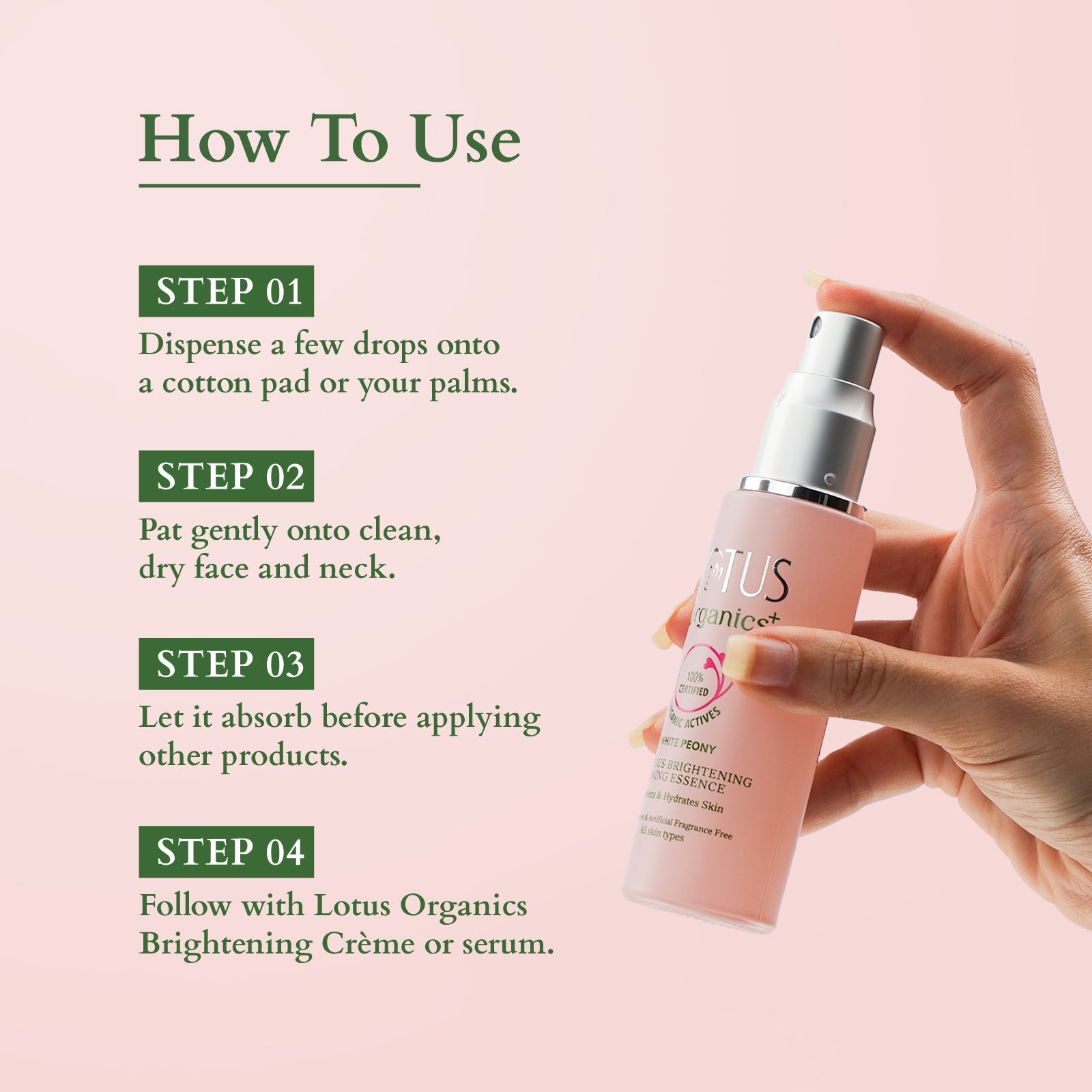 Lotus Herbals Precious Brightening Toning Essence, 50ml