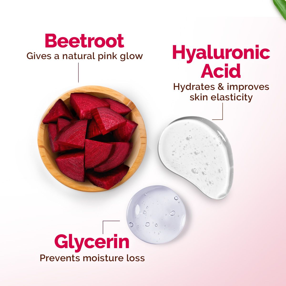 Mamaearth Beetroot Hydraful Light Moisturizing Cream with Beetroot & Hyaluronic Acid for Hydrated Pink Glow, 50g - Image 3 - Buy from Indicrest
