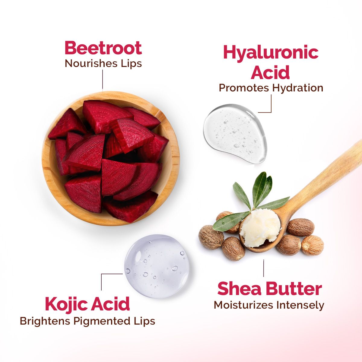 Mamaearth Beetroot Moisture Therapy Lip Balm with Beetroot & Hyaluronic Acid for Dry & Chapped Lips, 15g (Pack of 2) - Image 4 - Buy from Indicrest