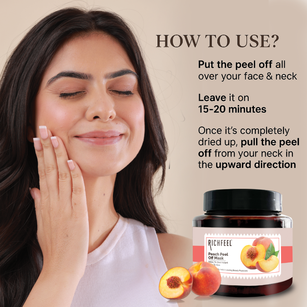 Richfeell Peach Peel Off Mask 500g - Image 4 - Buy from Indicrest
