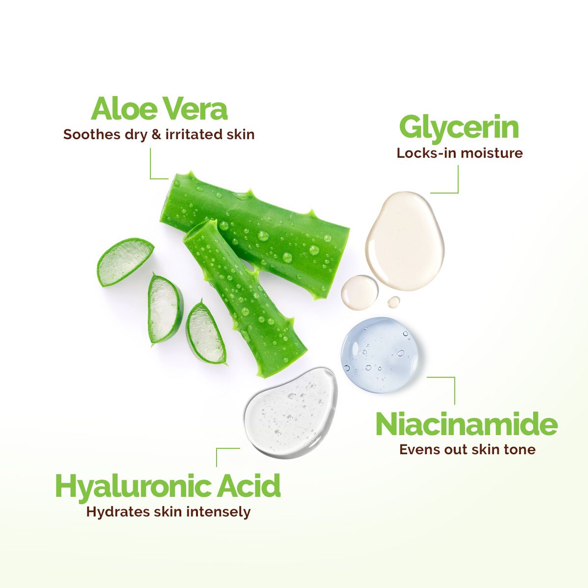 Mamaearth Aloe Refresh Hydrating Light Gel Moisturizer with Aloe Vera & Hyaluronic Acid for Hydrated Refreshed Skin, 200g - Image 6 - Buy from Indicrest