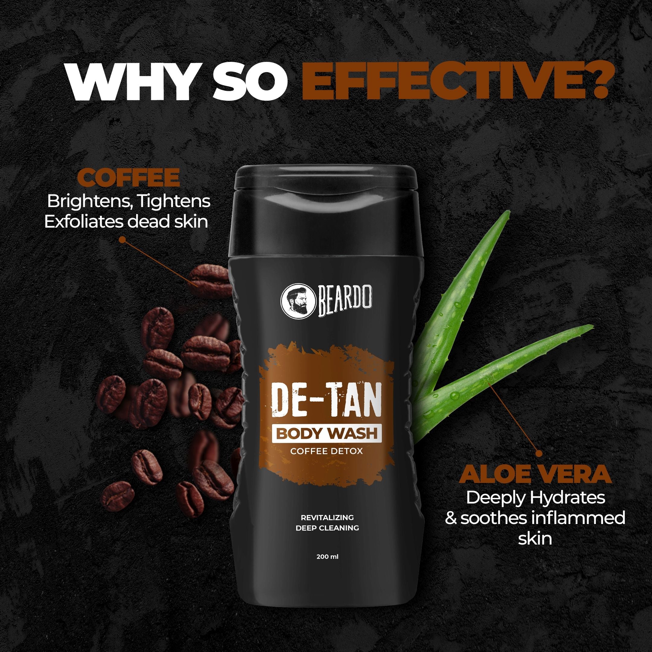 Beardo De-Tan Bodywash for Men, 200ml - Image 4 - Buy from Indicrest