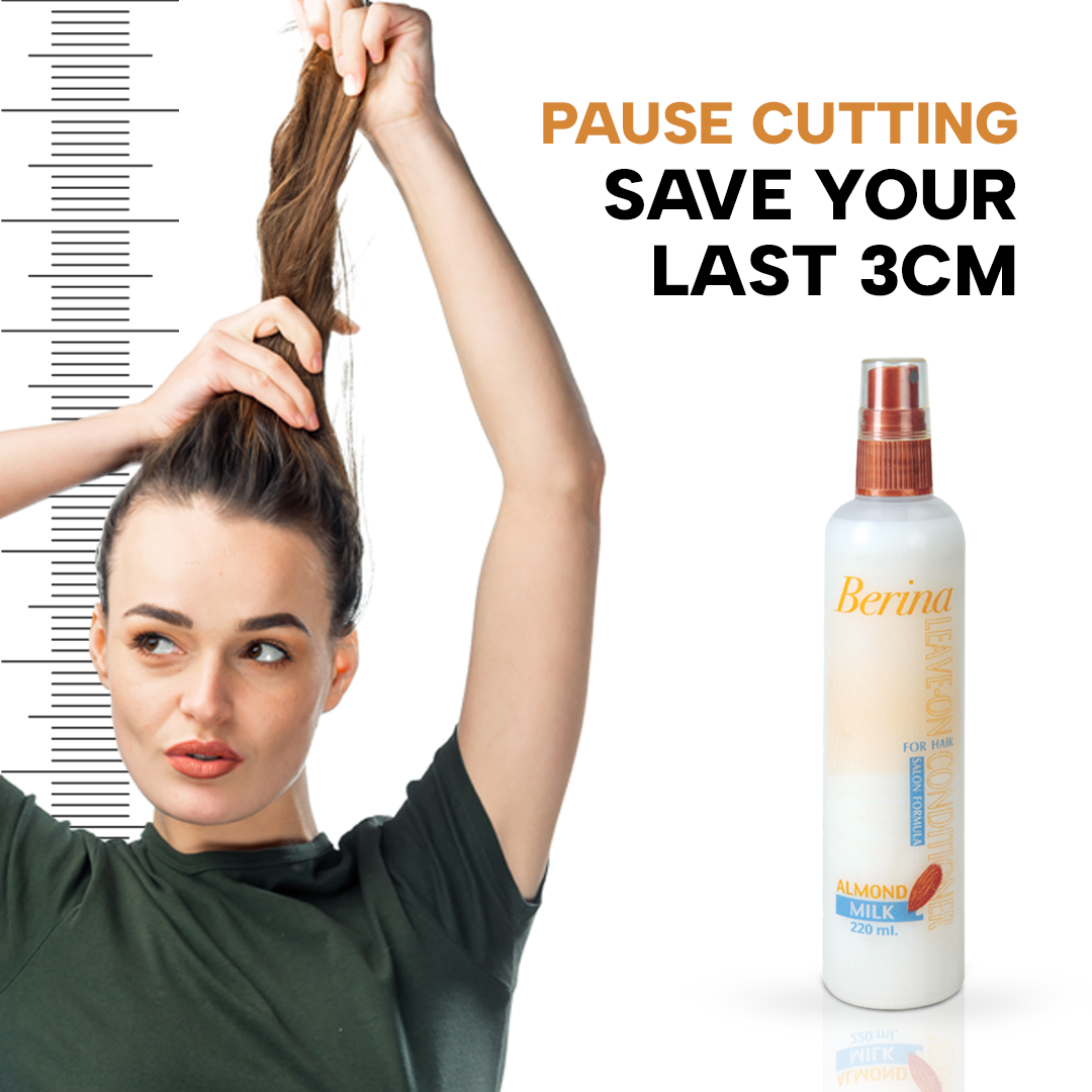 Berina Professional Leave-On Conditioner Almond Milk | Deep Moisture, Softness & Smooth Texture, 220ml