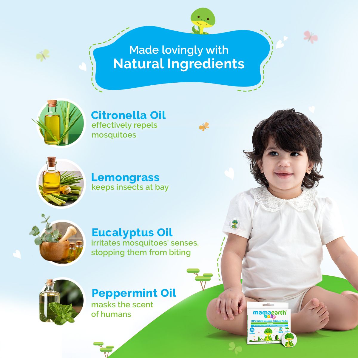 Mamaearth Natural Mosquito Repellent Patches, 24pcs - Image 4 - Buy from Indicrest