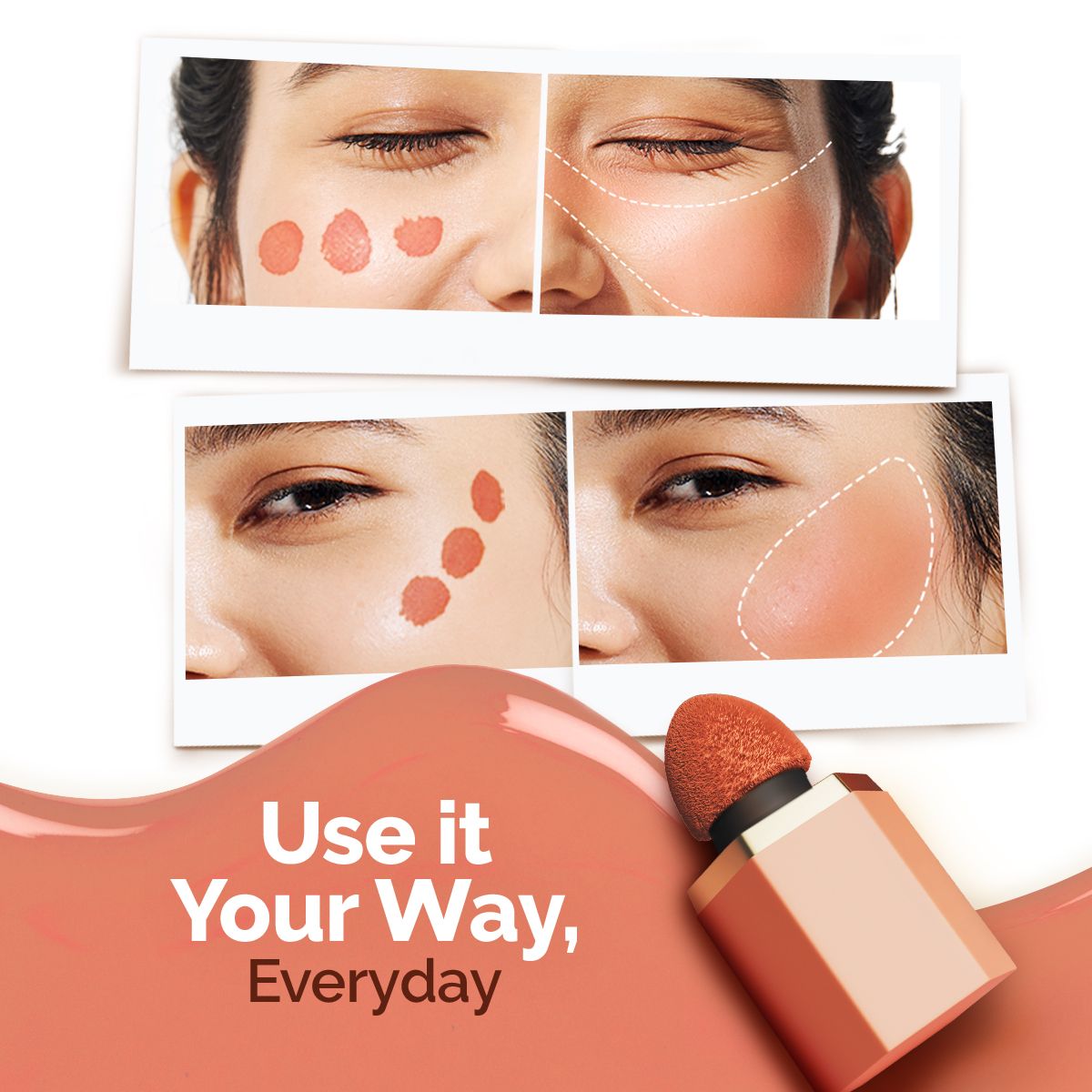 Mamaearth Glow Serum Blush with Vitamin C & Peach Extract, 5ml, Peach Passion - Image 4 - Buy from Indicrest