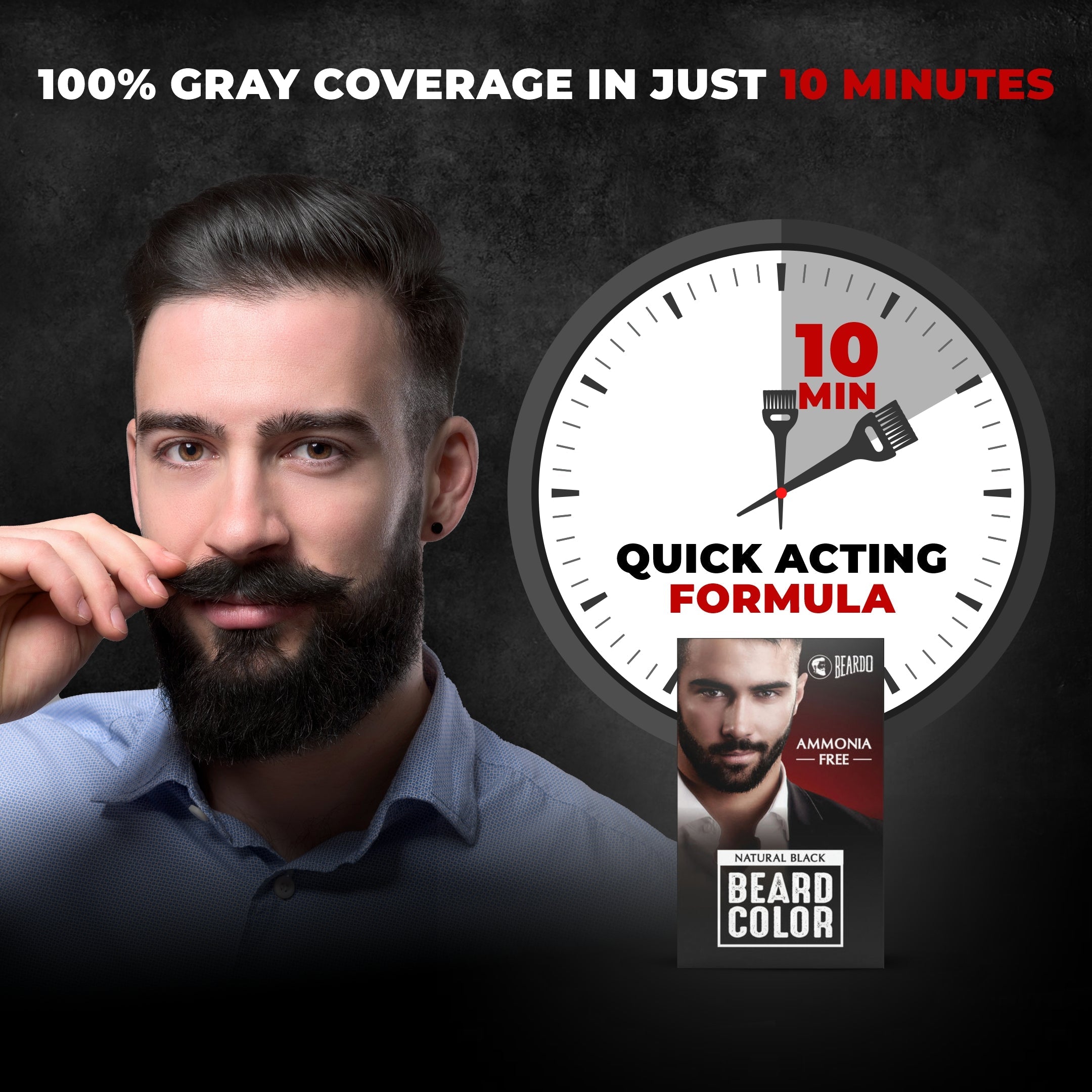 Beardo Grey Beard Fix Combo - Image 4 - Buy from Indicrest