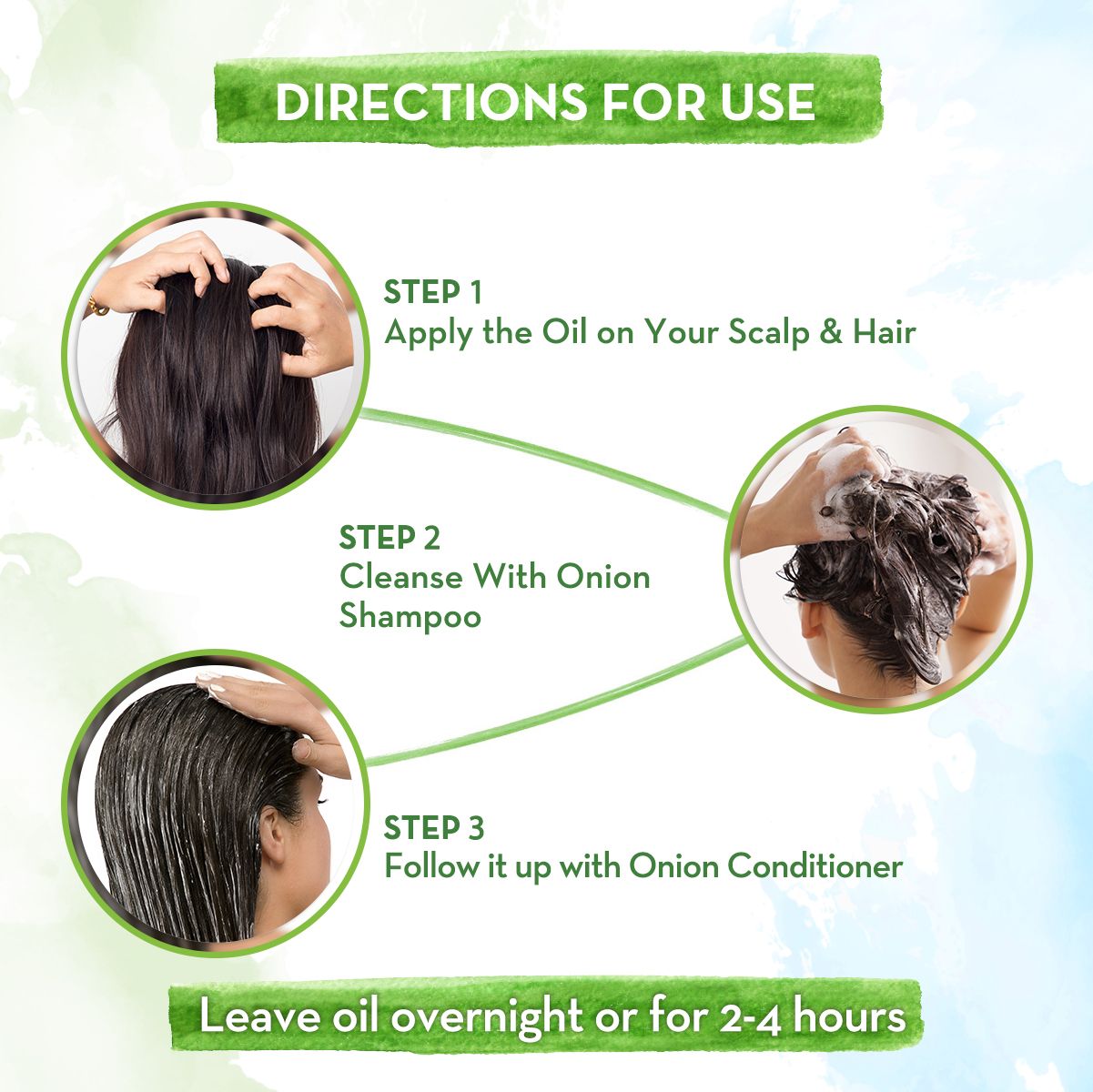 Mamaearth Onion Healthy Hair Combo, 250ml + 600ml + 400ml - Image 4 - Buy from Indicrest