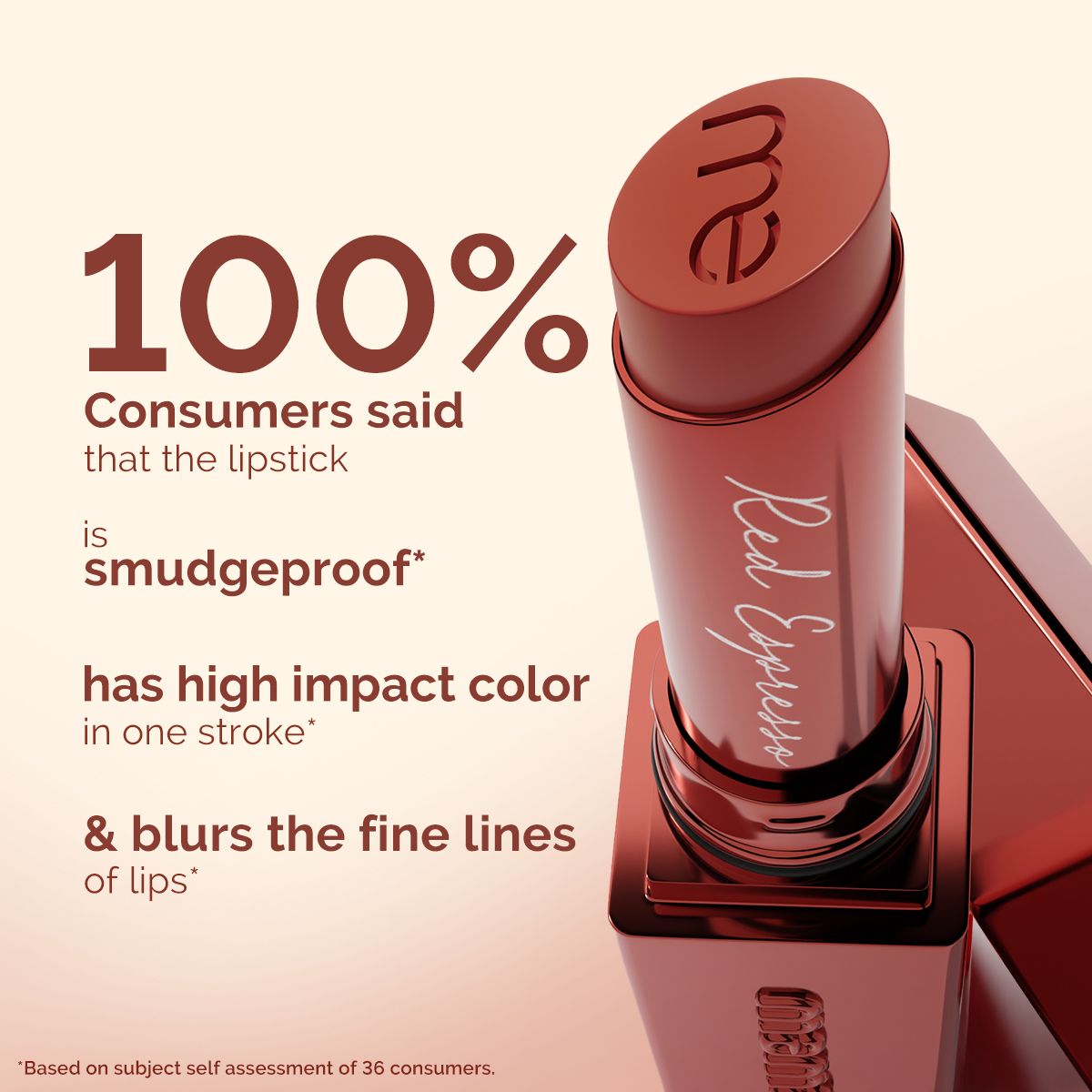 Mamaearth Luxe Matte Long Stay Lipstick with Passion Fruit Oil & Vitamin E, 2g | Red Espresso - Image 4 - Buy from Indicrest