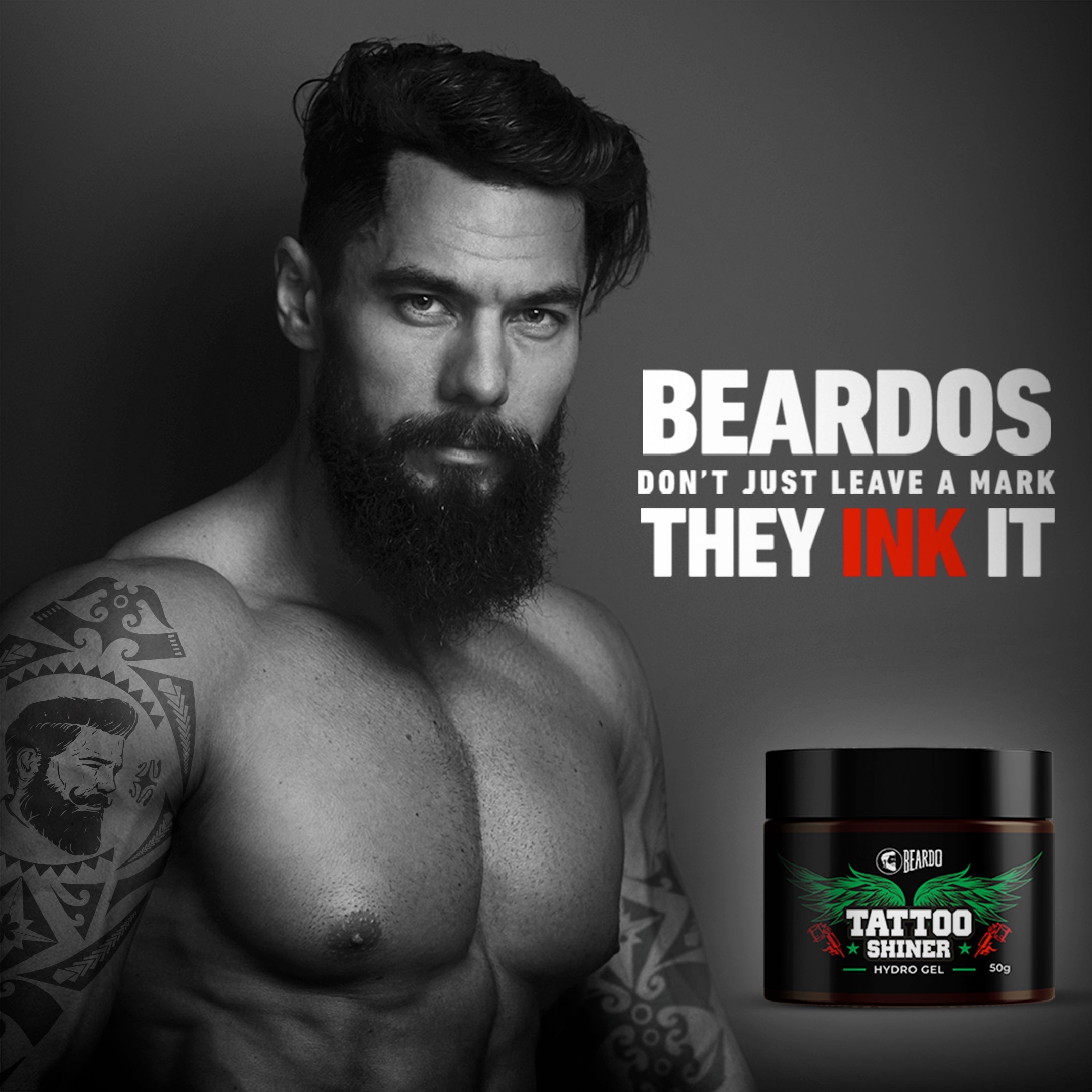 Beardo Tattoo Shiner Gel, 50g - Image 4 - Buy from Indicrest