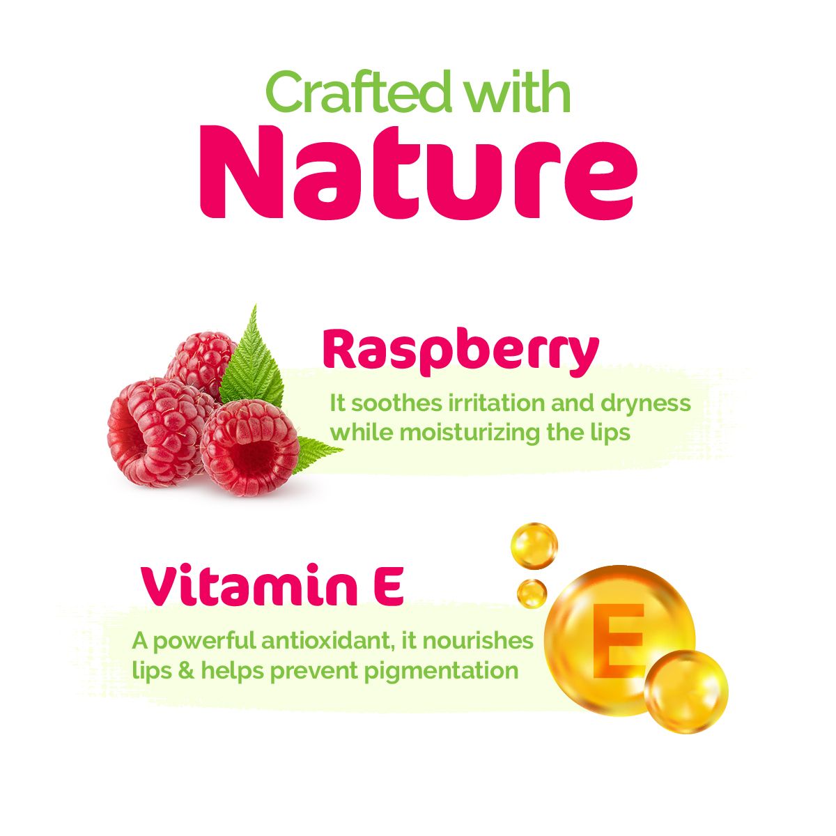 Mamaearth Nourishing Tinted 100% Natural Lip Balm with Vitamin E and Raspberry for Dry & Chapped Lips, 4g - Image 5 - Buy from Indicrest