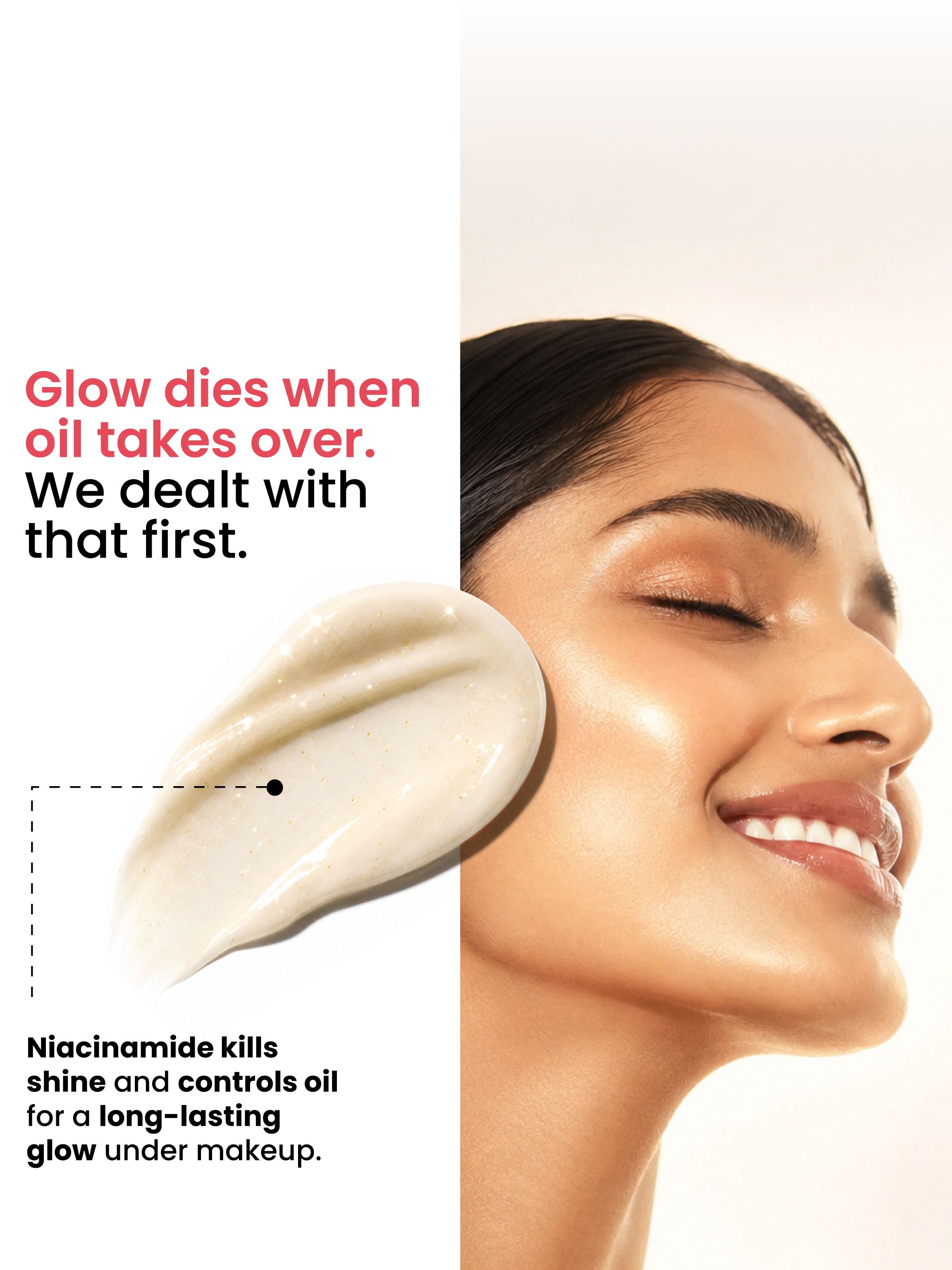 Foxtale Super Glow Illuminating Moisturizer 3-in-1 moisturizer that gives a highlighter-like glow | 50 ml - Image 4 - Buy from Indicrest