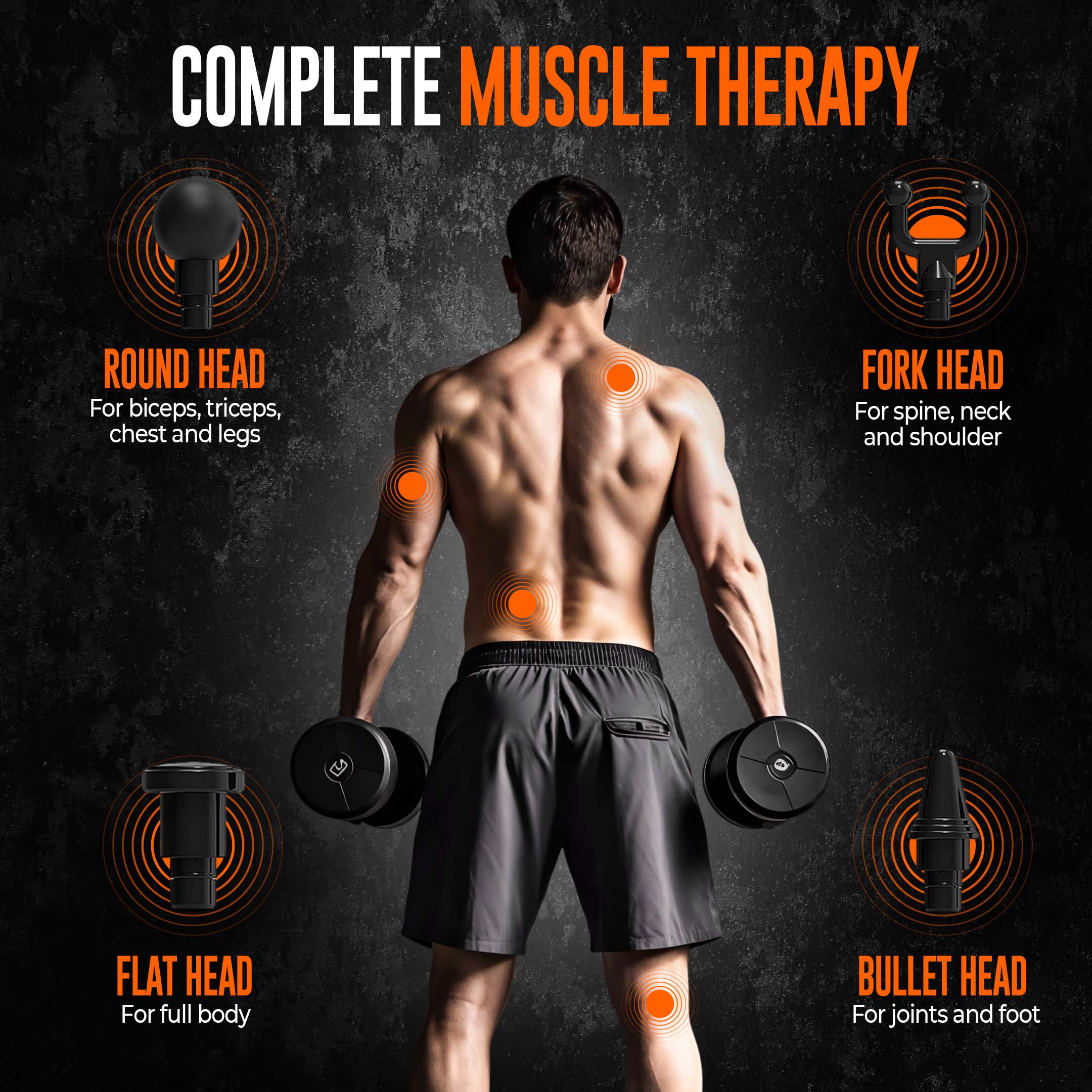 Beardo Sport Deep Tissue Massage Gun - Image 4 - Buy from Indicrest