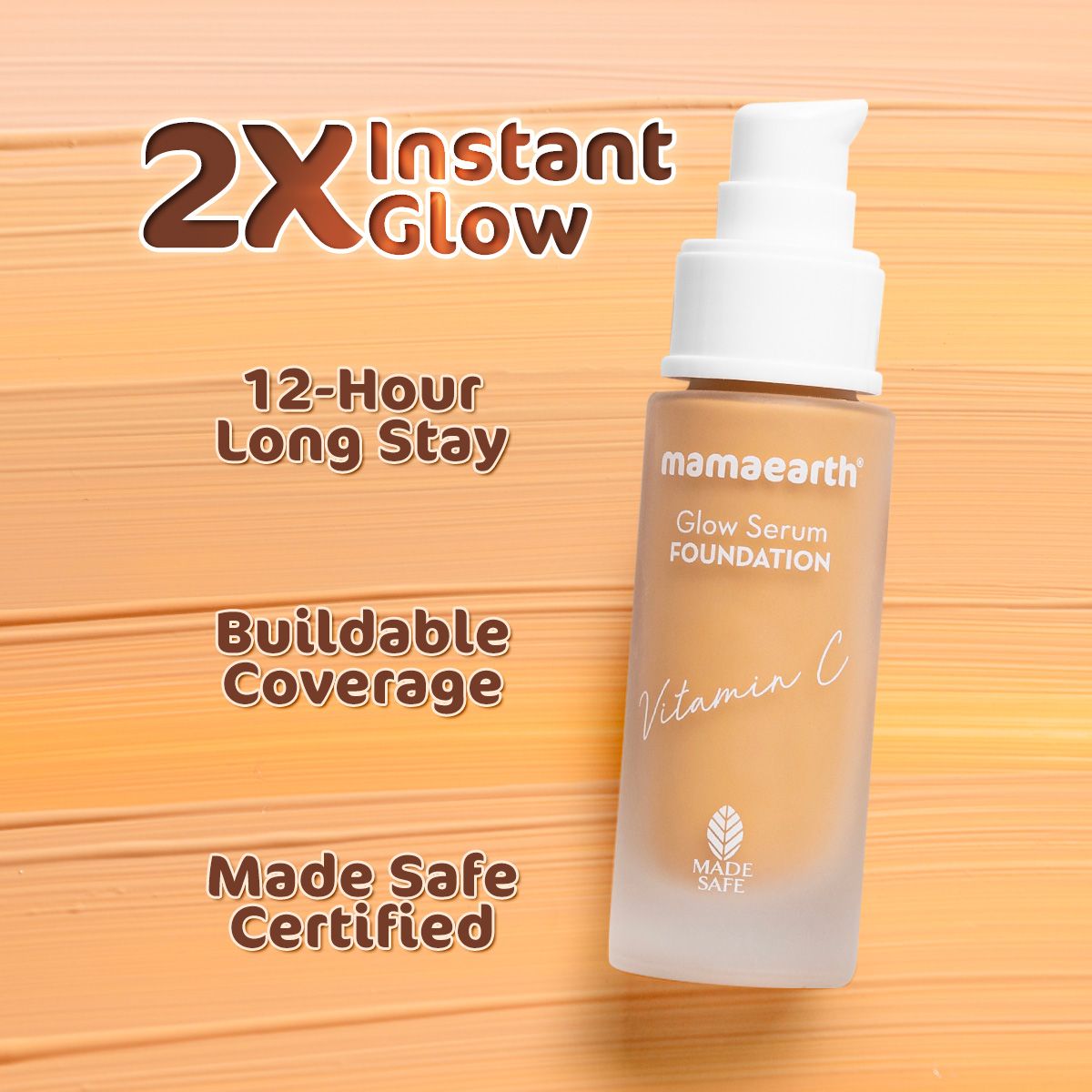 Mamaearth Glow Serum Foundation, 30ml | Ivory glow - Image 3 - Buy from Indicrest