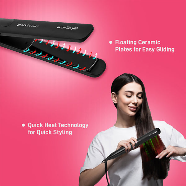 Ikonic Me Black beauty Hair Straightener