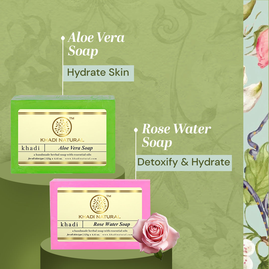 Khadi Natural Ayurvedic Soap Kit Combo Pack Of 4 – 100gm Each - Image 3 - Buy from Indicrest