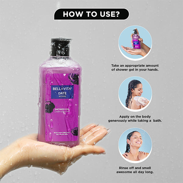 Power and Pose Shower Gel Combo - 2 x 250ml - Image 4 - Indicrest