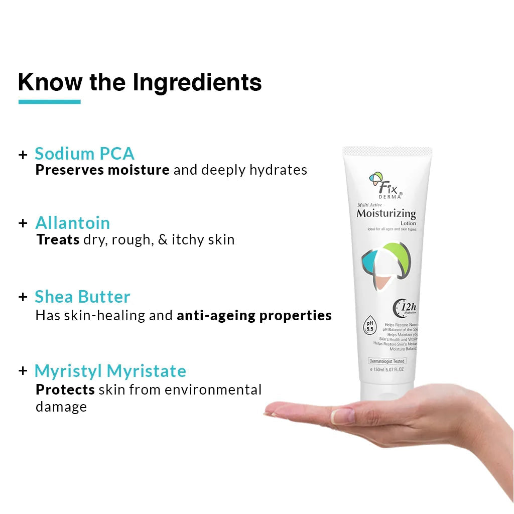 Fixderma Moisturizing Lotion | Perfect Solution To Provide Optimal Hydration For Dry Skin, 150ml - Image 4 - Buy from Indicrest
