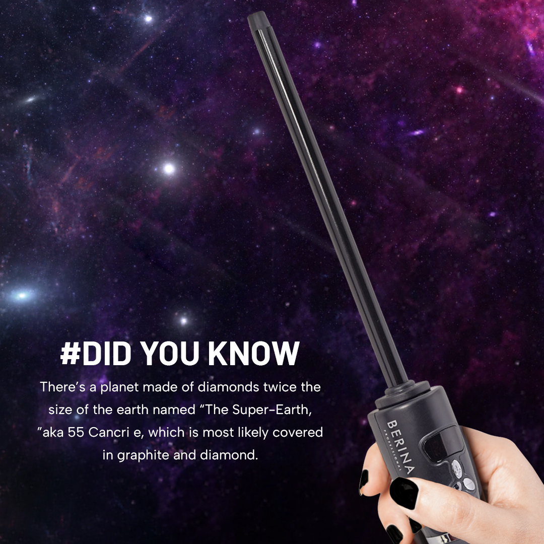 Berina Professional Cosmic Curl Wand BC-9388 | Creates Defined Curls & Natural Waves, BC-9388