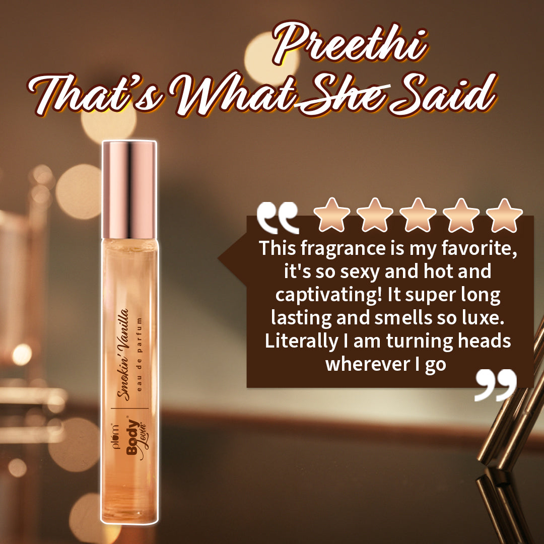 Plum Smokin' Vanilla Eau De Parfum (Perfume) by Plum BodyLovin' | Long Lasting | Supremely Luxurious, 50ml