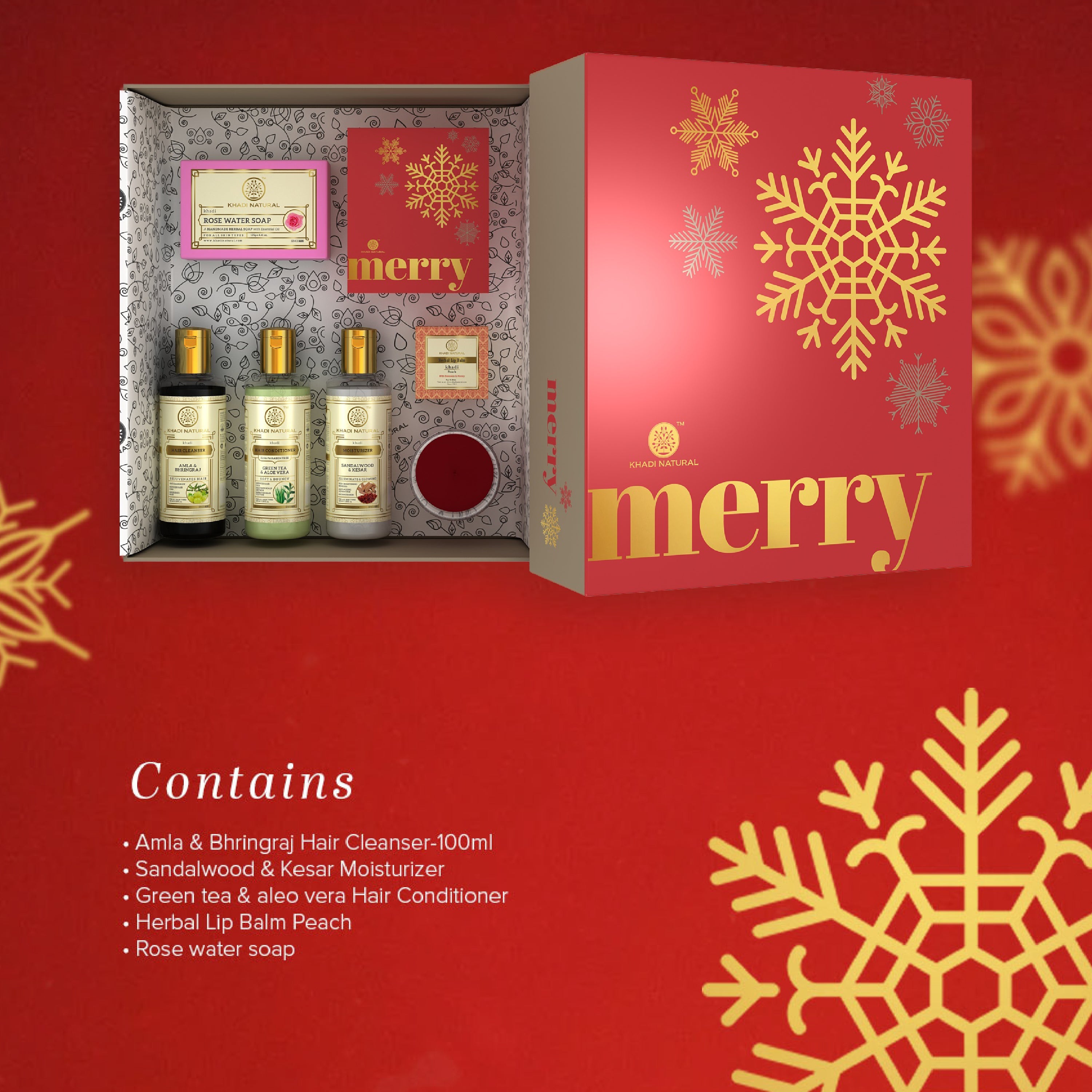 Khadi Natural Merry Gift Pack - Image 3 - Buy from Indicrest