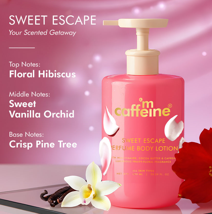 Mcaffeine Sweet Escape Perfume Body Lotion, 600ml - Image 4 - Buy from Indicrest