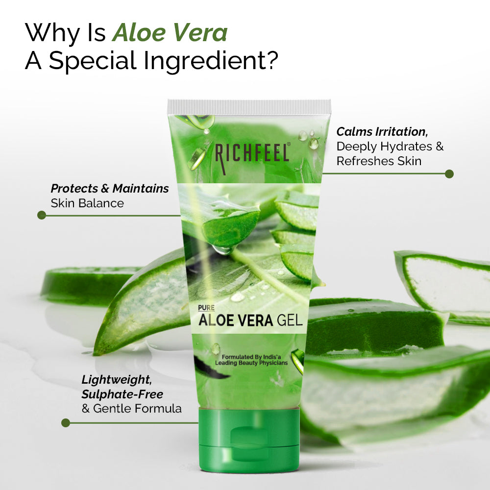 Richfeell Pure Aloe Vera Gel 100Ml - Image 4 - Buy from Indicrest