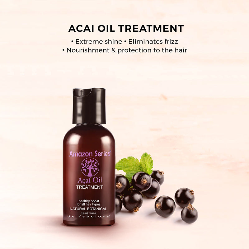De Fabulous Reviver Shampoo 250ml and Conditioner 250ml and Acai Oil 59ml - Image 4 - Buy from Indicrest