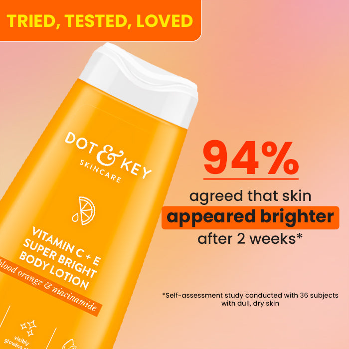 Dot & Key Vitamin C + E Body Lotion for Glowing Skin, 250 ml