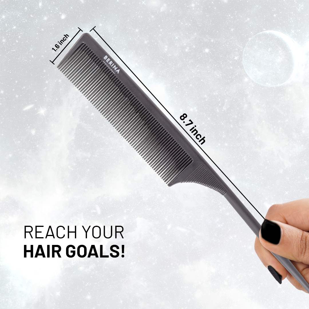 Berina Professional Tail Comb BC-600 | Precise Sectioning Comb for Clean & Accurate Styling, BC-600