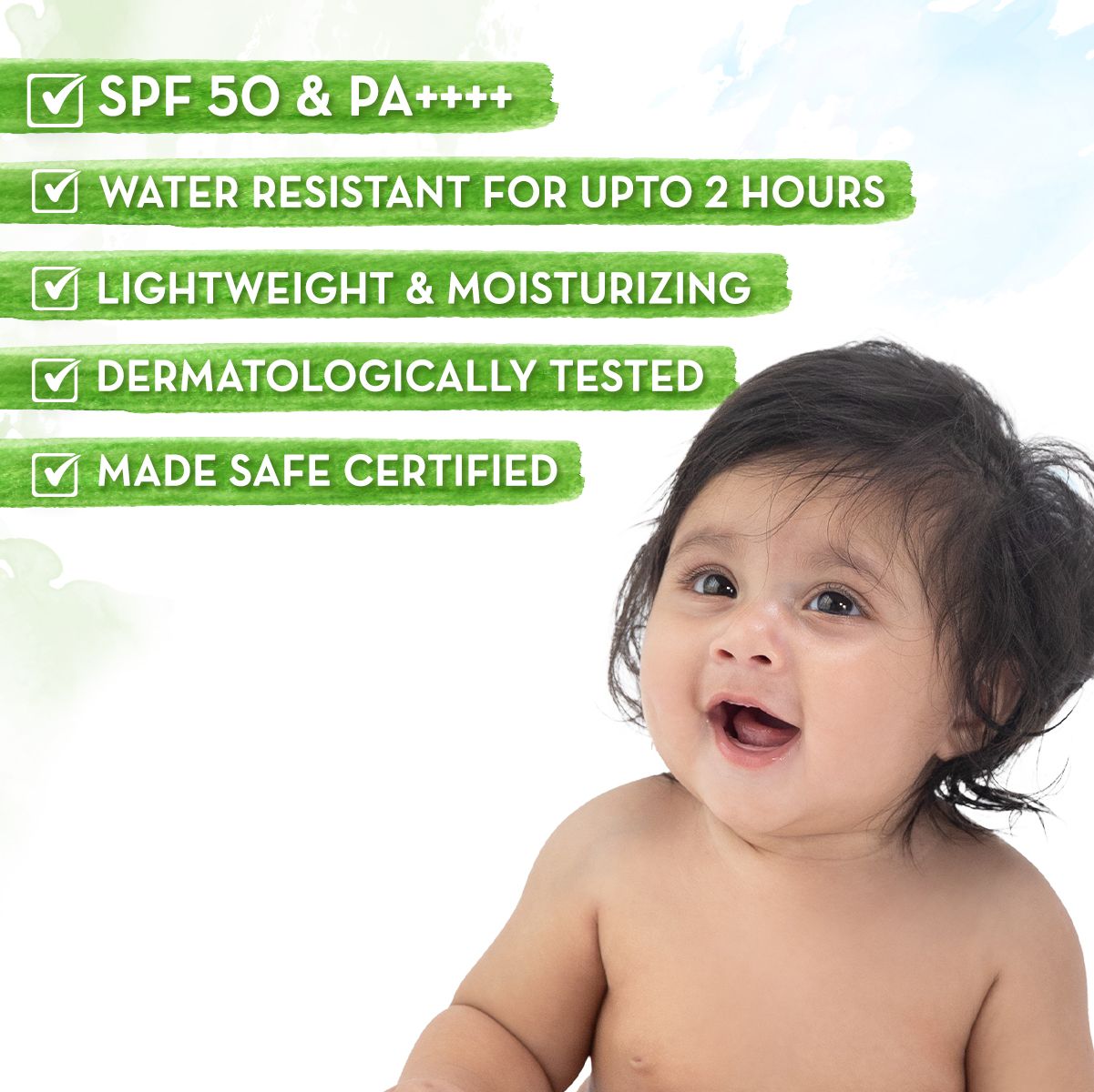Mamaearth Baby Rich Moisturizing Ultra Light Sunscreen, 50g - Image 3 - Buy from Indicrest