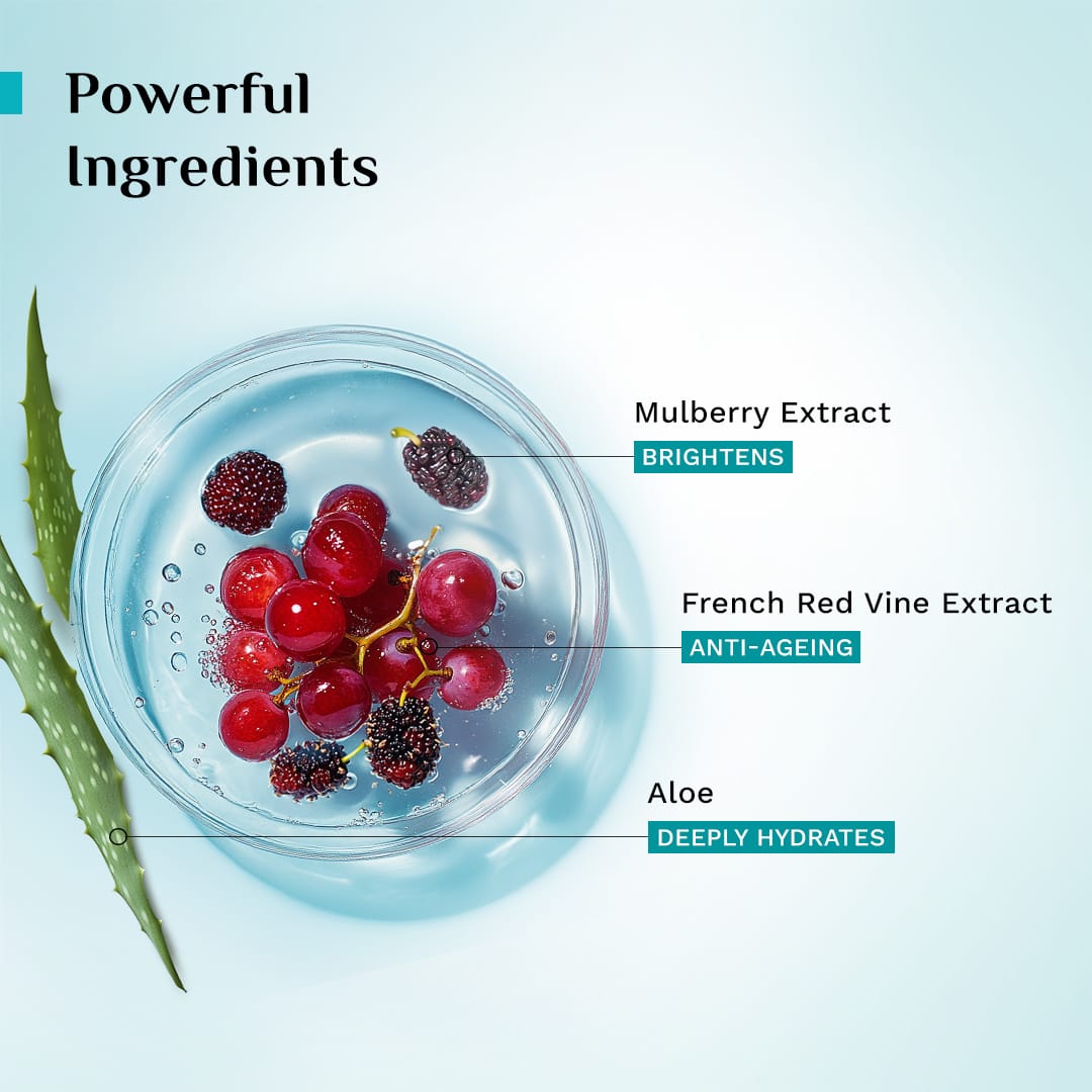 Pilgrim French Red Vine Youthful Glow Face Scrub, 50g - Image 4 - Buy from Indicrest