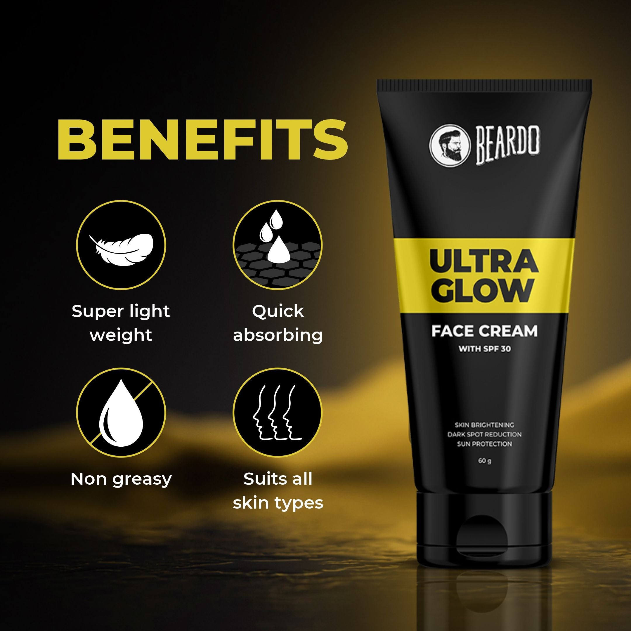 Beardo Ultraglow Face Cream & Lip Balm Bubblegum Combo - Image 2 - Buy from Indicrest