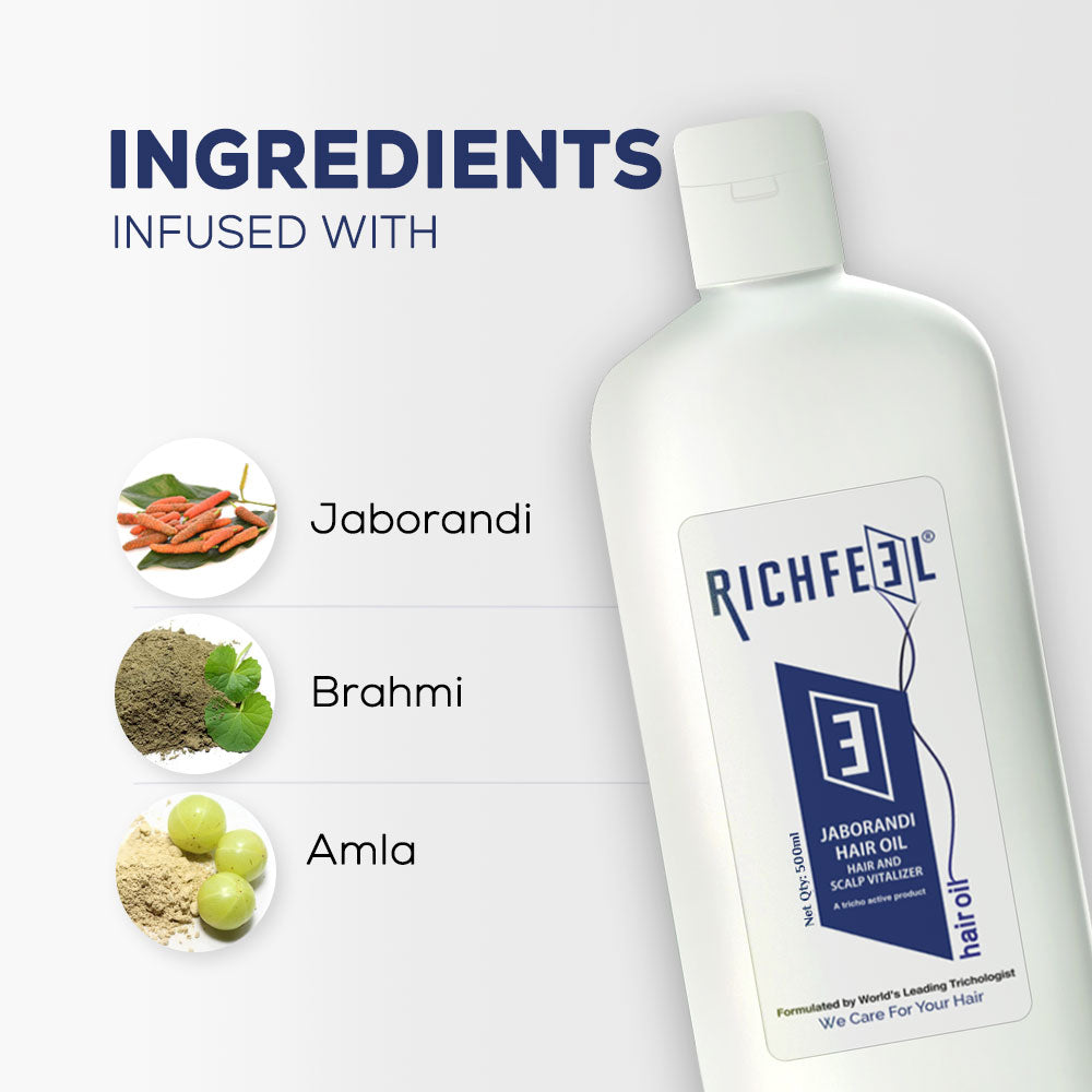 Richfeell Jaborandi Hair Oil 500 Ml - Image 4 - Buy from Indicrest
