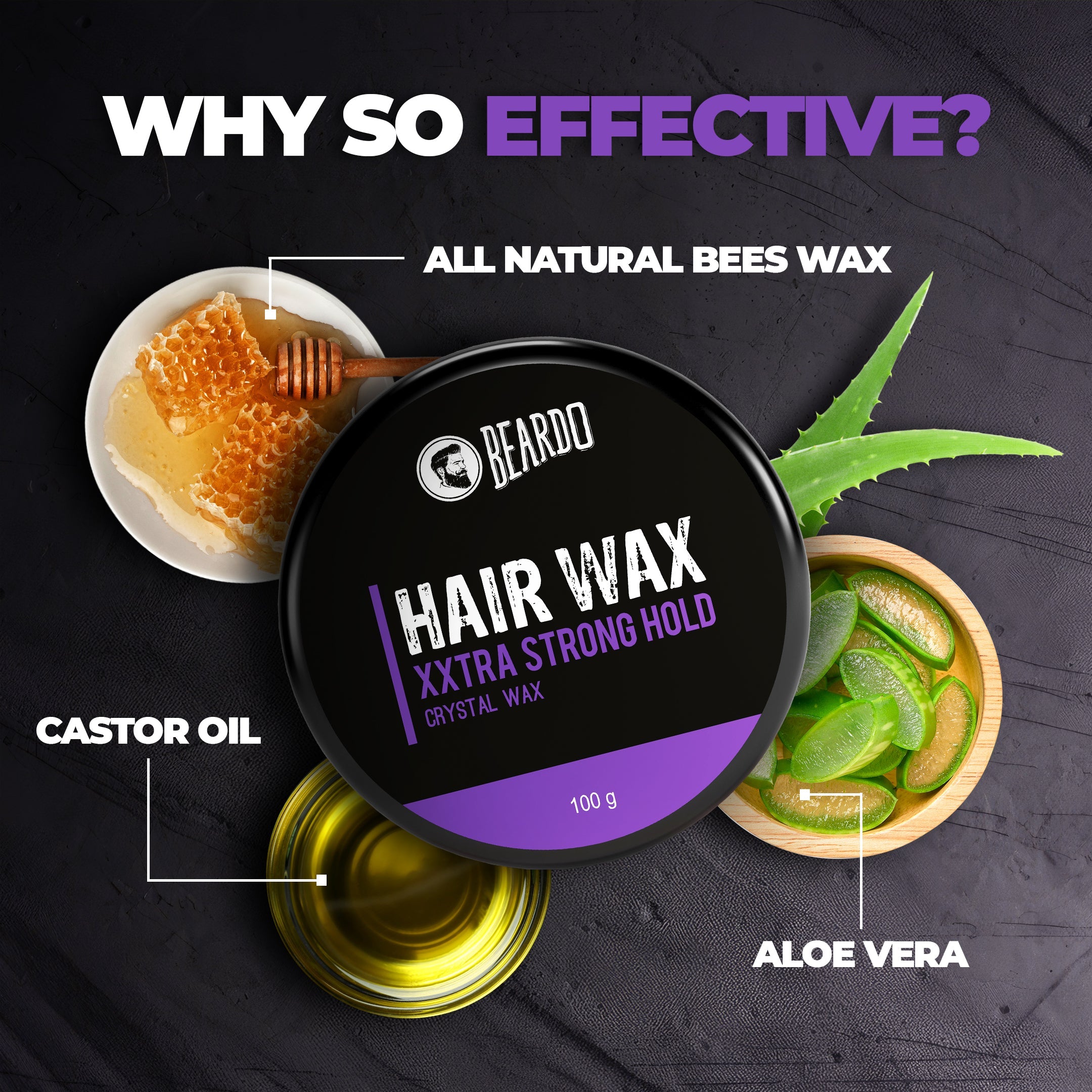 Beardo Hair Wax XXTRA STRONGHOLD Crystal Wax, Pack of 2 - Image 4 - Buy from Indicrest