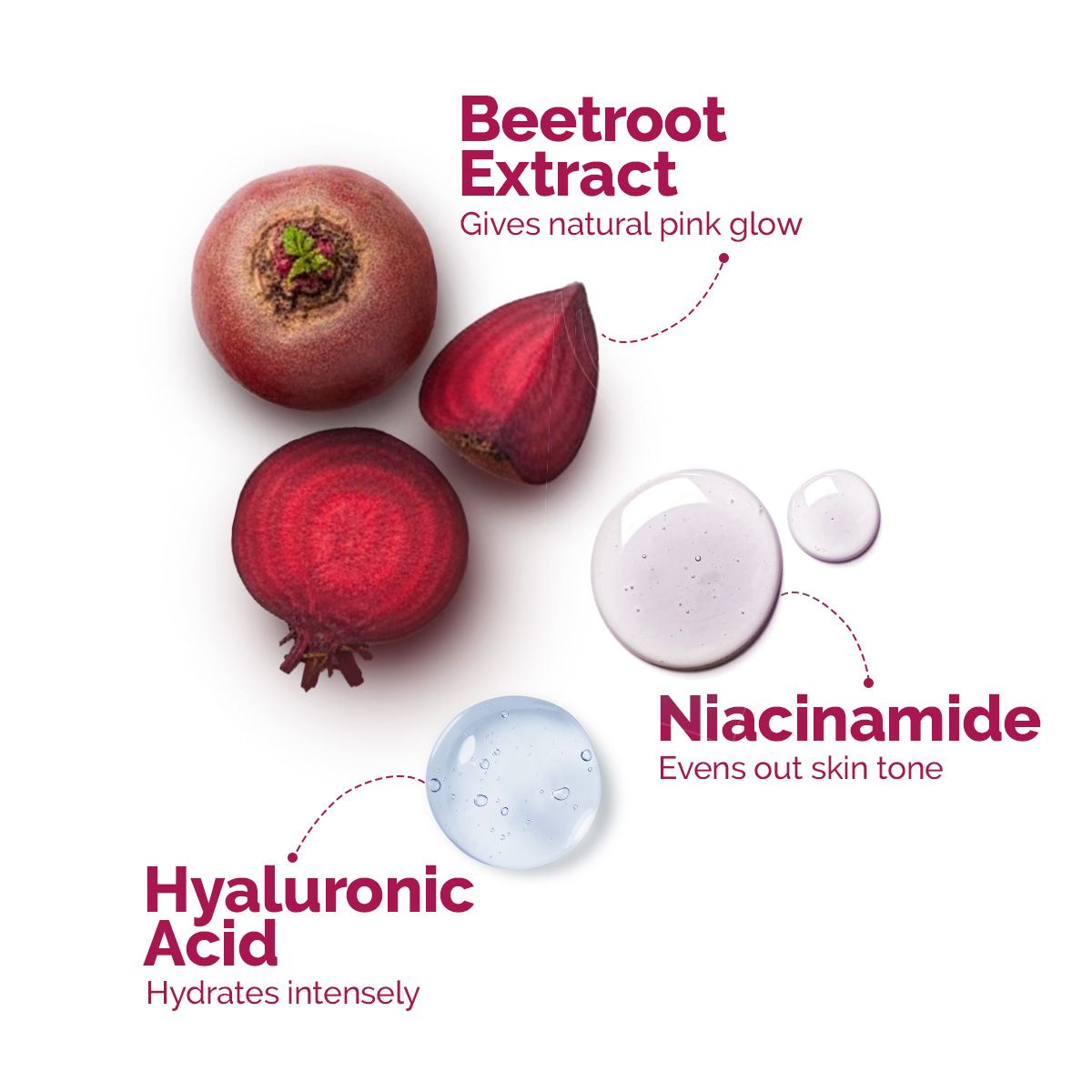 Mamaearth Beetroot Hydraful Face Wash With Beetroot & Hyaluronic Acid, 250ml - Image 4 - Buy from Indicrest