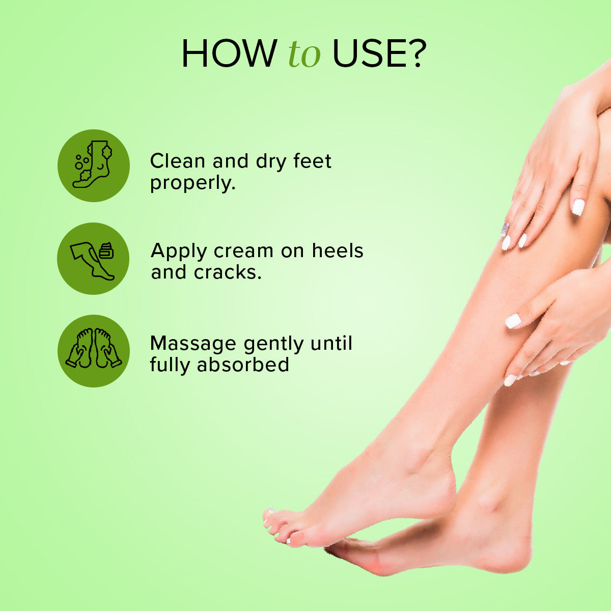 Khadi Natural Jasmine & Green Tea Herbal Foot Crack Cream with Sheabutter - 100gm - Image 5 - Buy from Indicrest