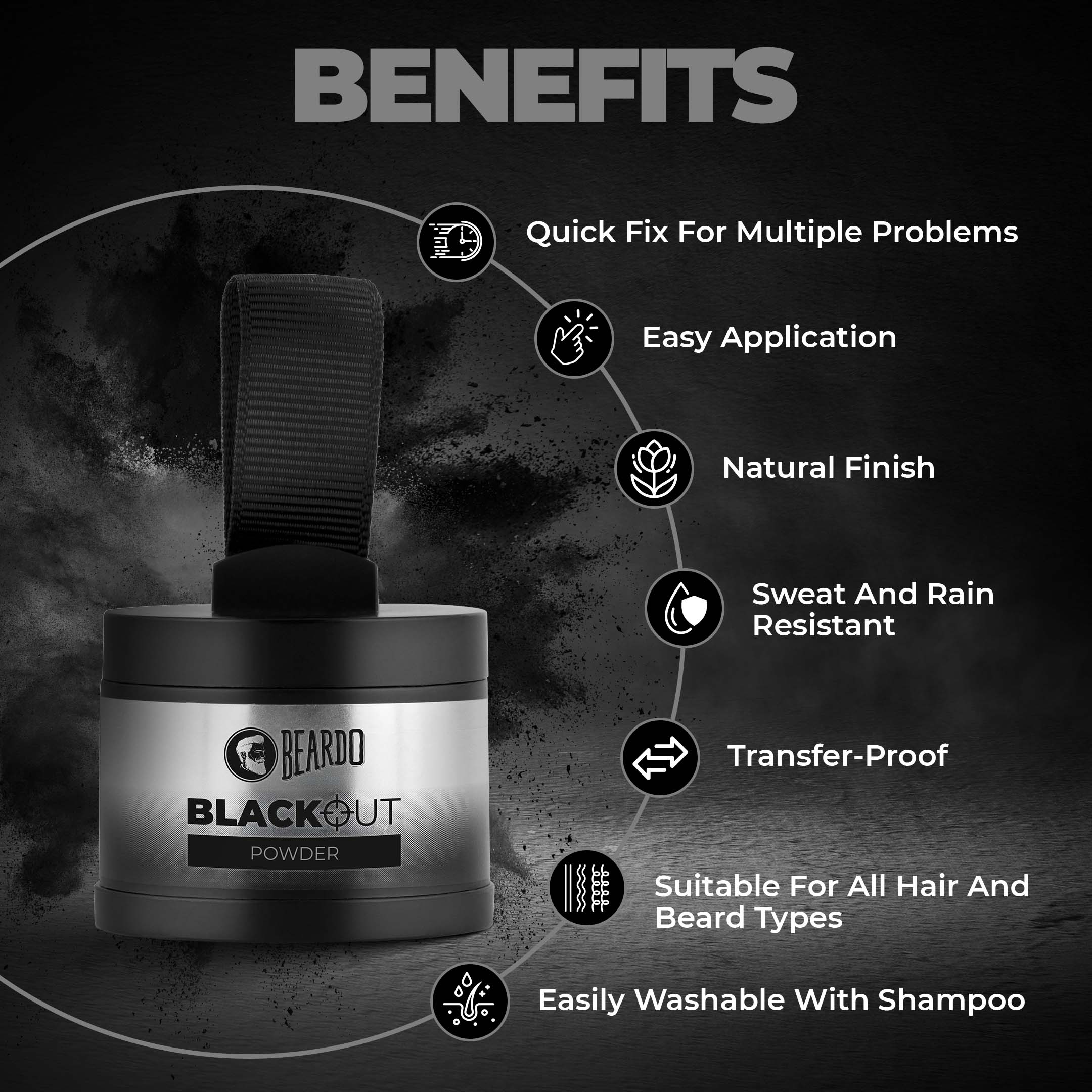 Beardo Blackout Powder, 4g - Image 5 - Buy from Indicrest