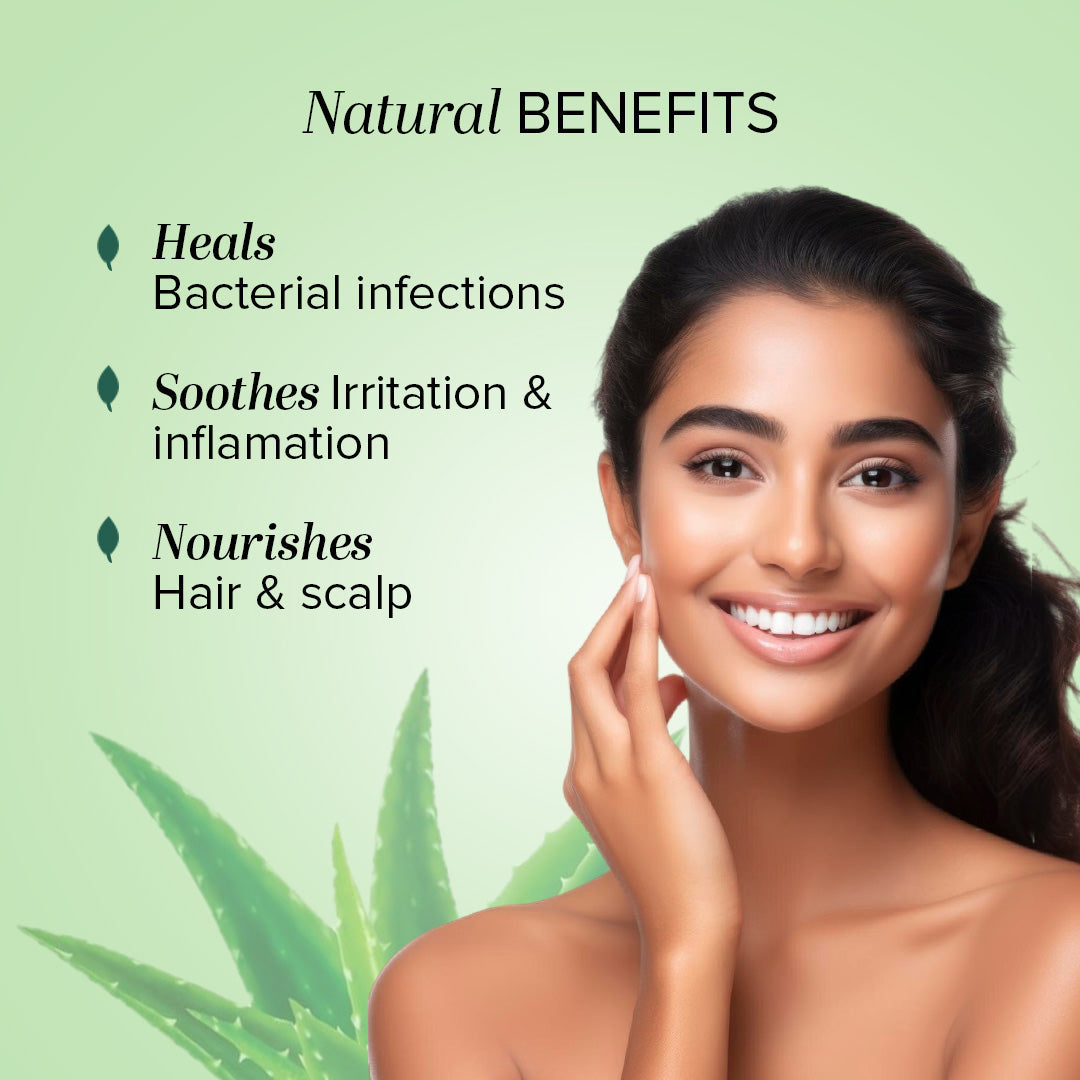 Khadi Natural Alovera Neem & Basil Face Massage Gel - 100gm - Image 2 - Buy from Indicrest