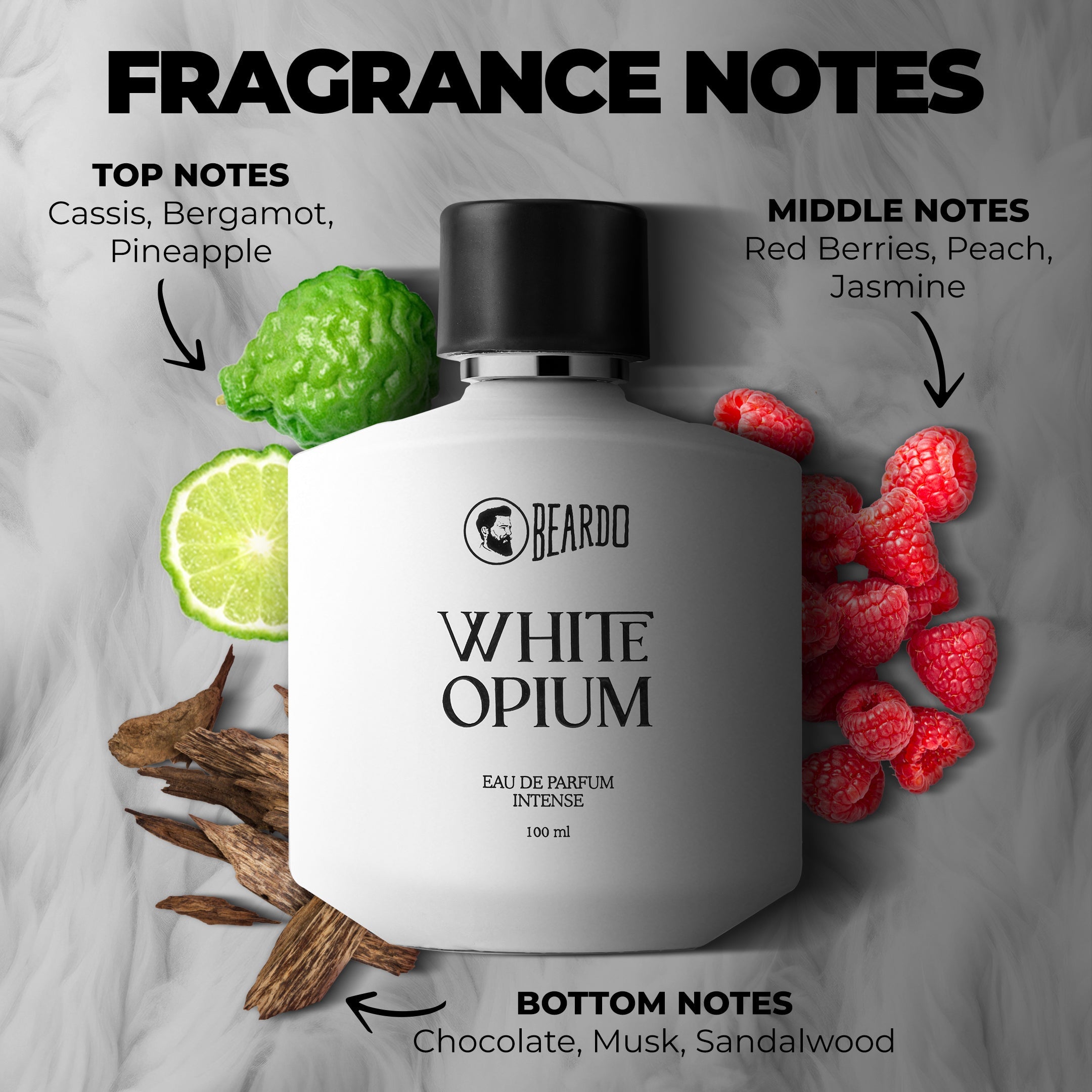 Beardo White Opium Perfume EDP, 100ml - Image 4 - Buy from Indicrest