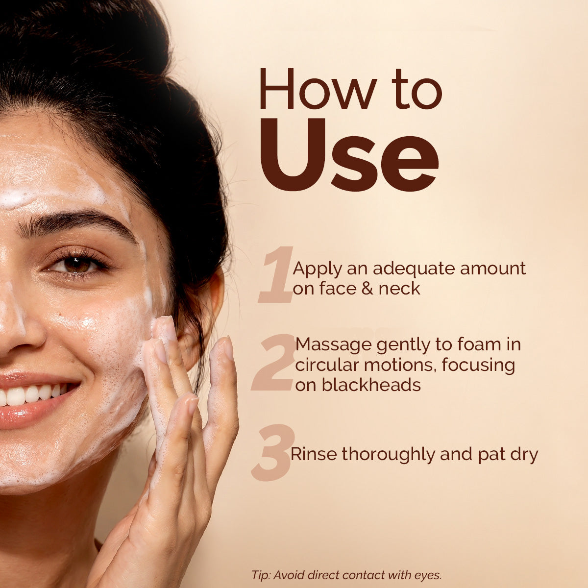 Mamaearth Rice Dewy Bright Foam Scrub with Rice Water & Niacinamide for Glass Skin Glow, 100g - Image 4 - Buy from Indicrest