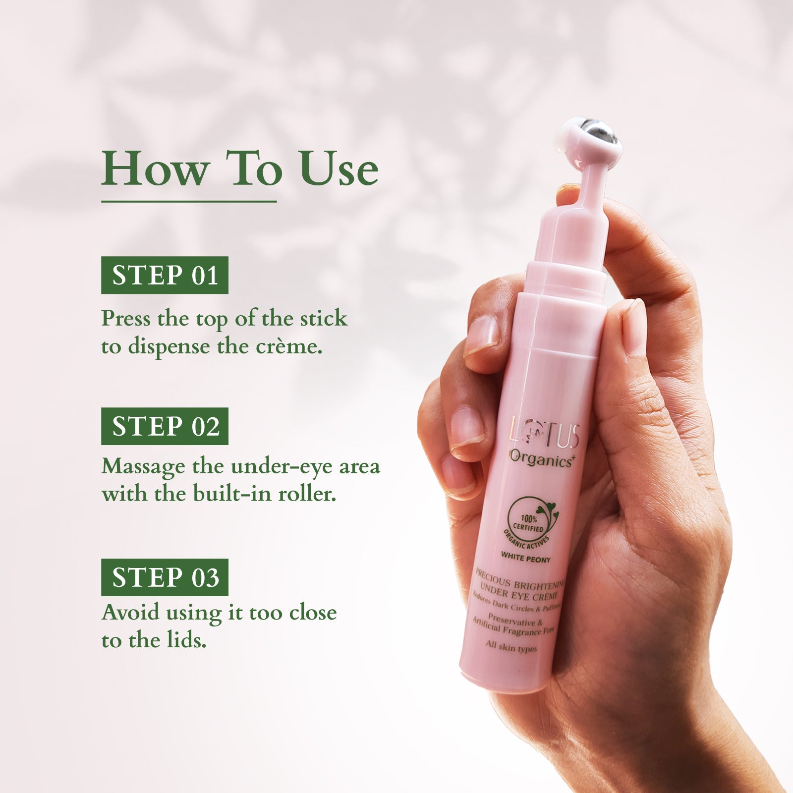 Lotus Herbals Precious Brightening Under Eye Cream, 15ml